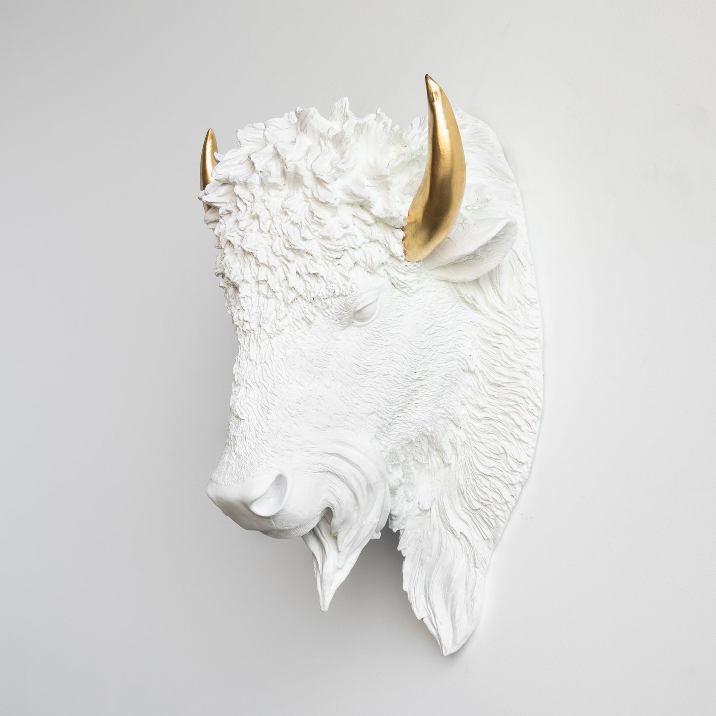 Faux Bison Skulptur