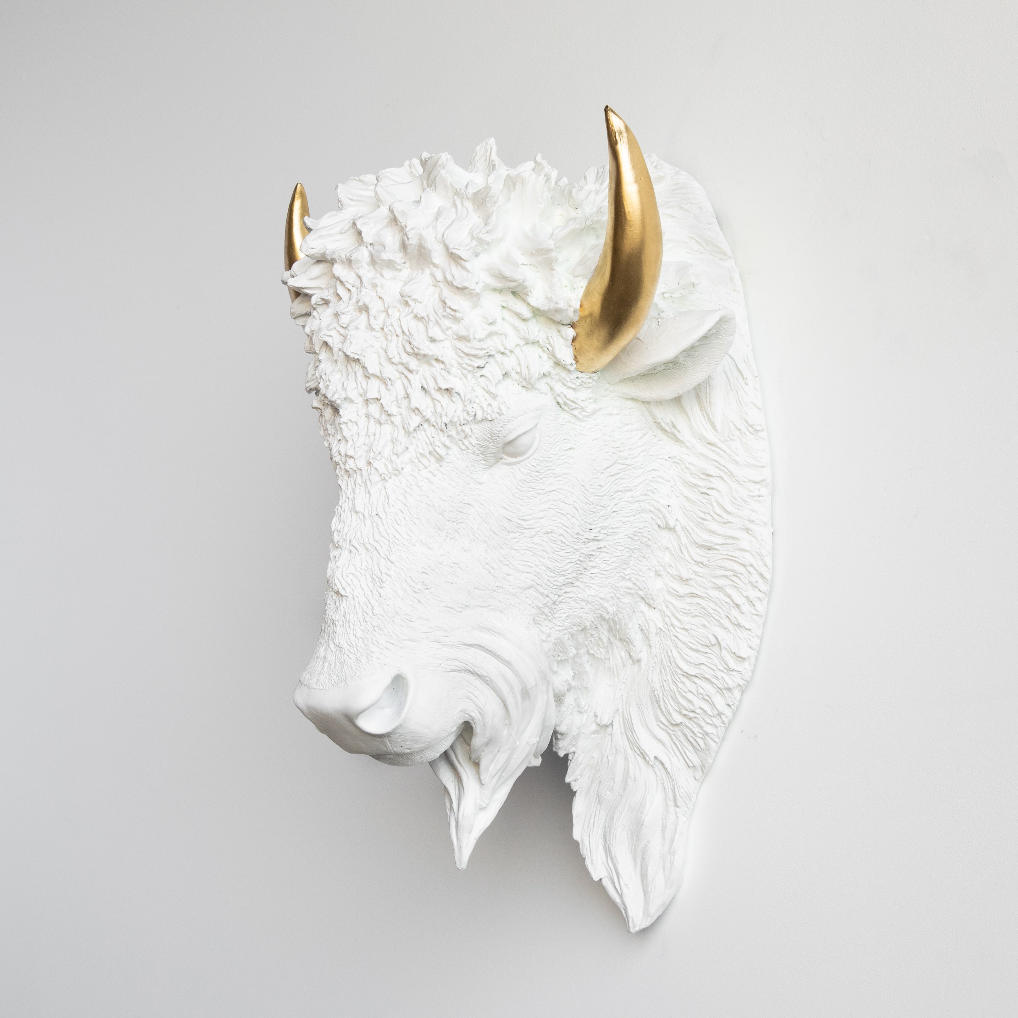 Faux Bison Skulptur