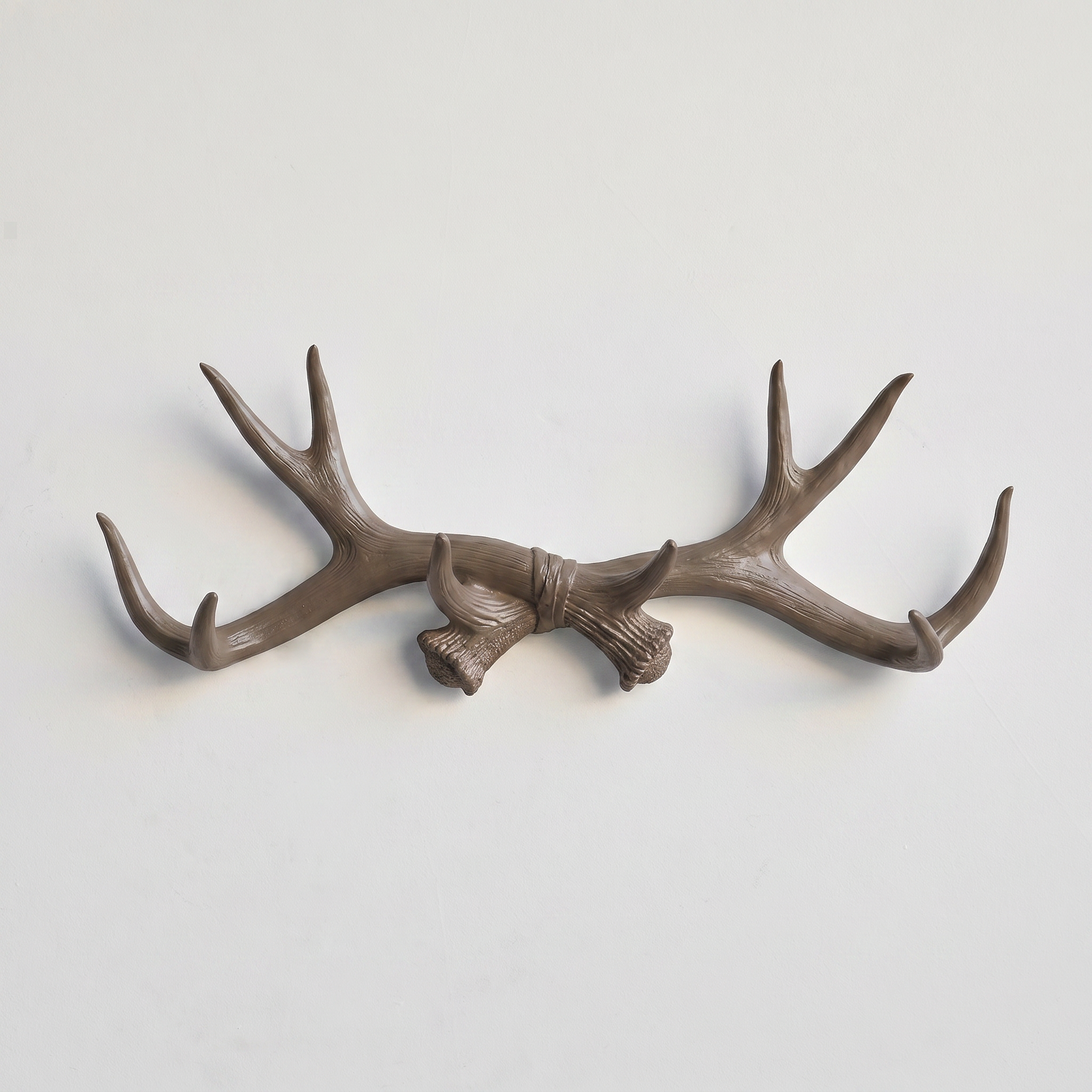 Faux Deer Antler Wall Hook
