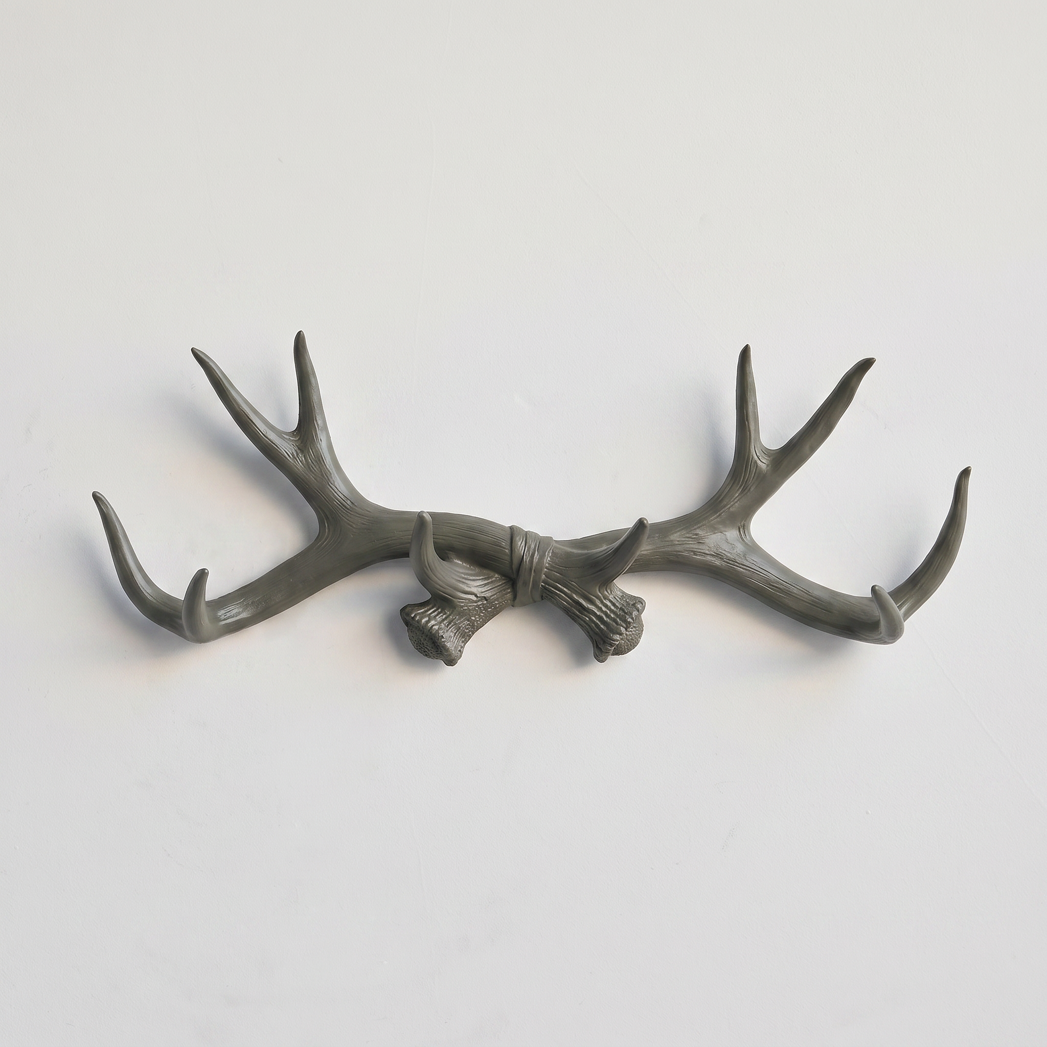Faux Deer Antler Wall Hook