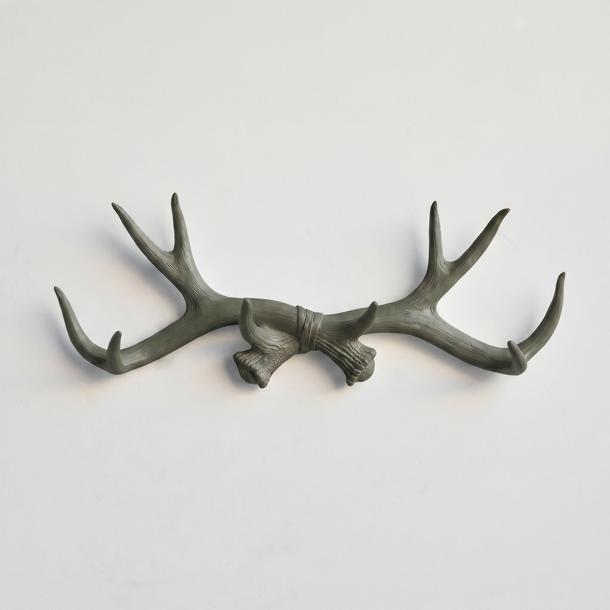 Faux Deer Antler Wall Hook