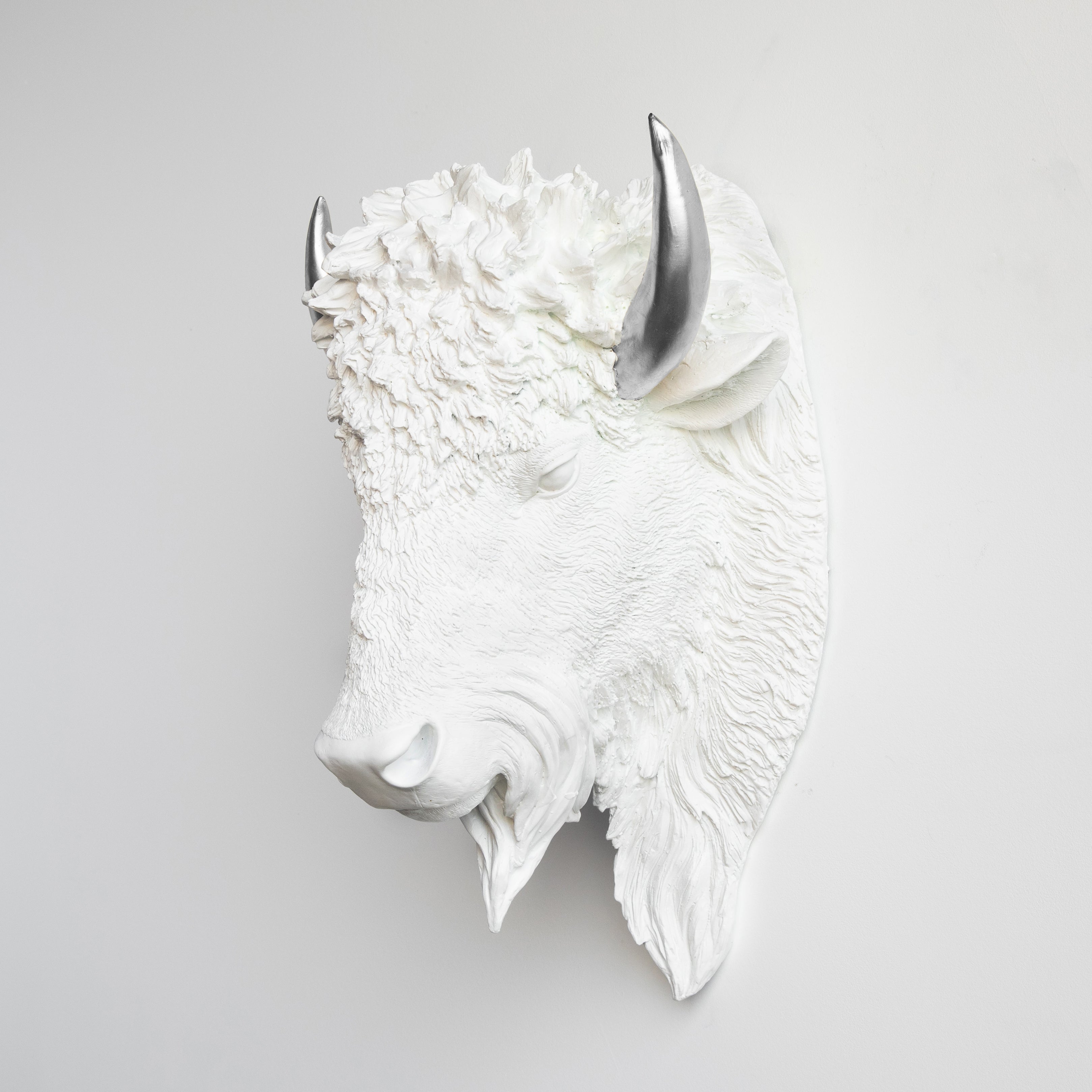 Faux Bison Skulptur