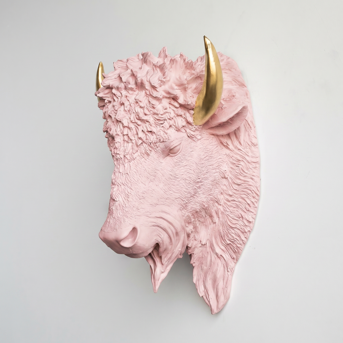 Faux Bison Skulptur