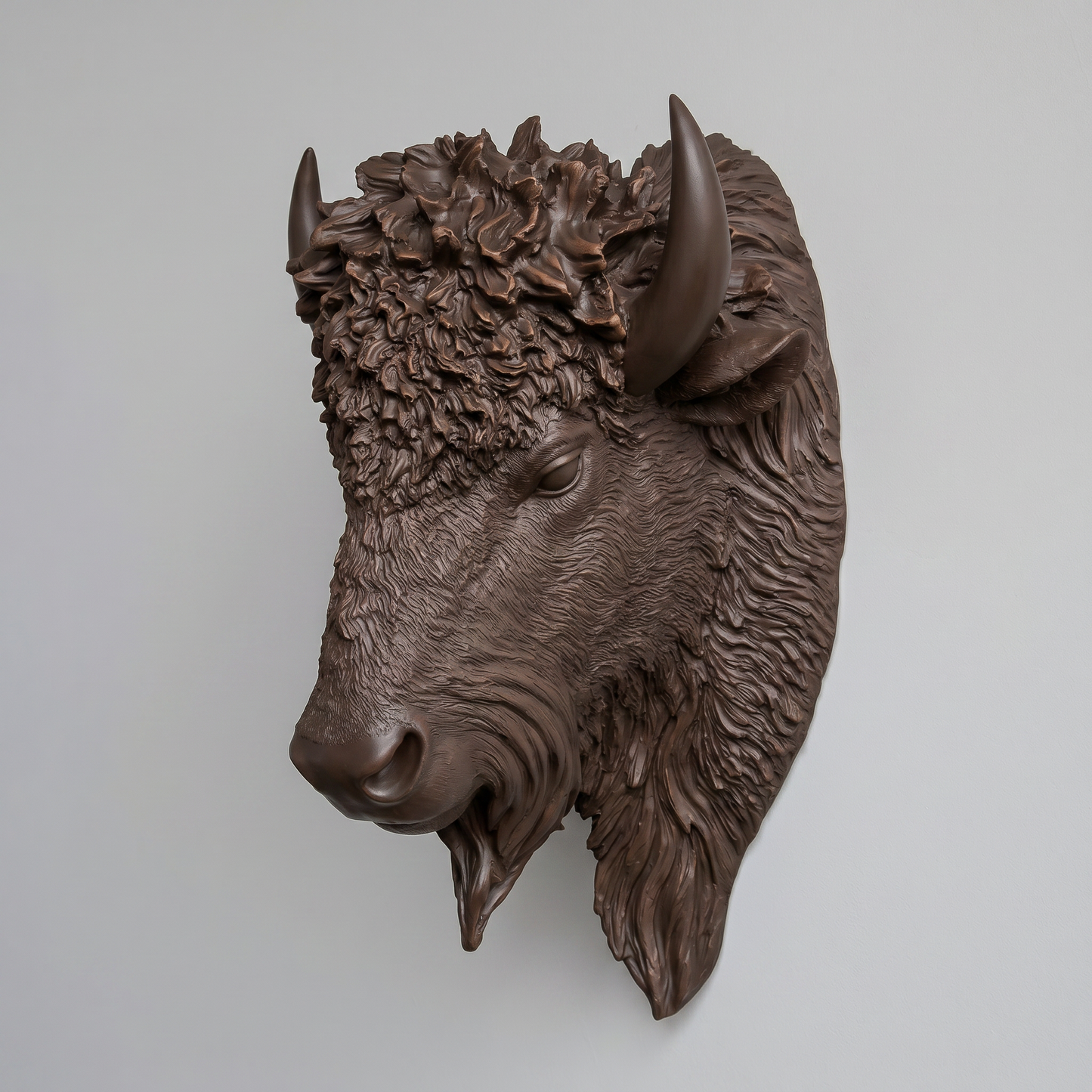 Faux Bison Skulptur