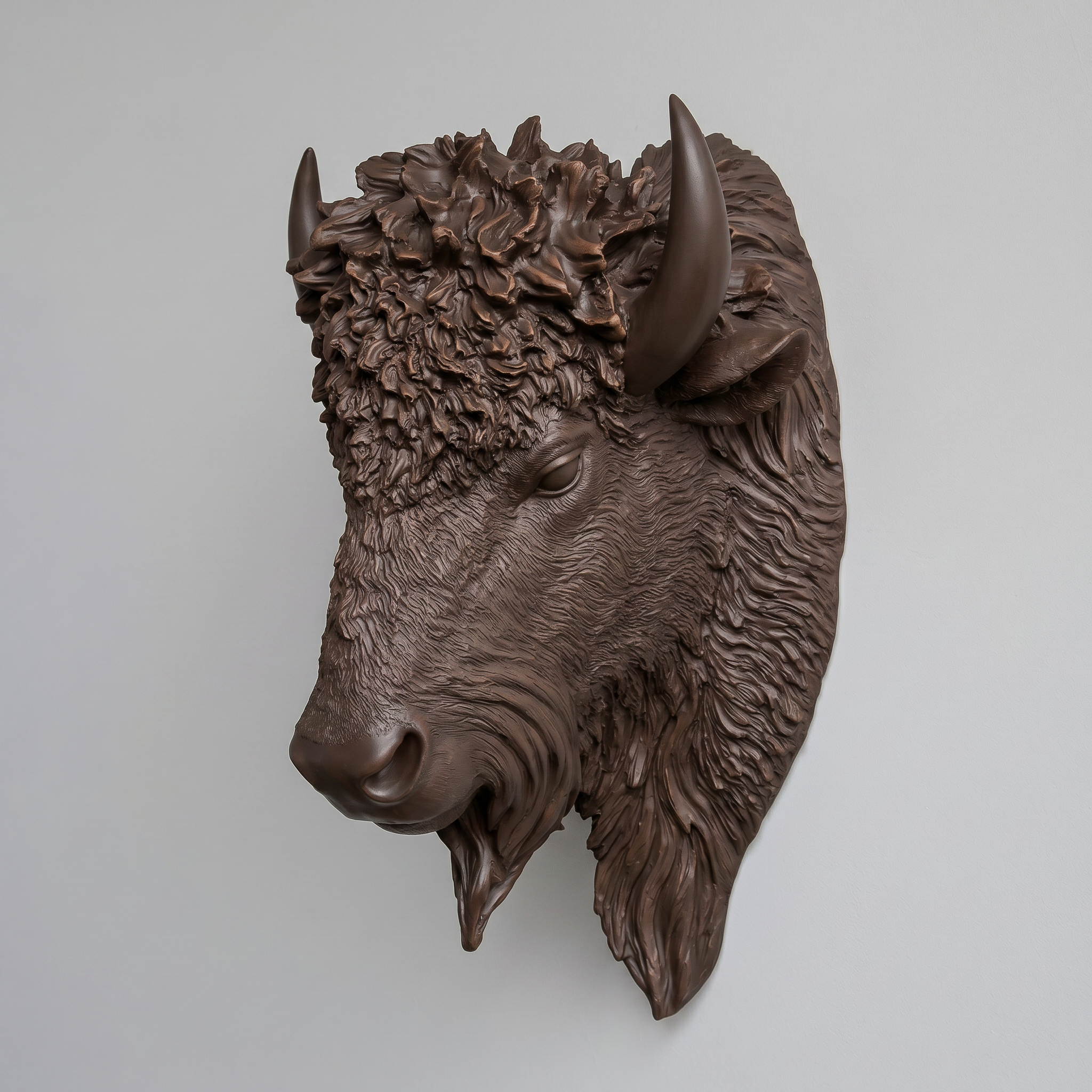 Faux Bison Skulptur