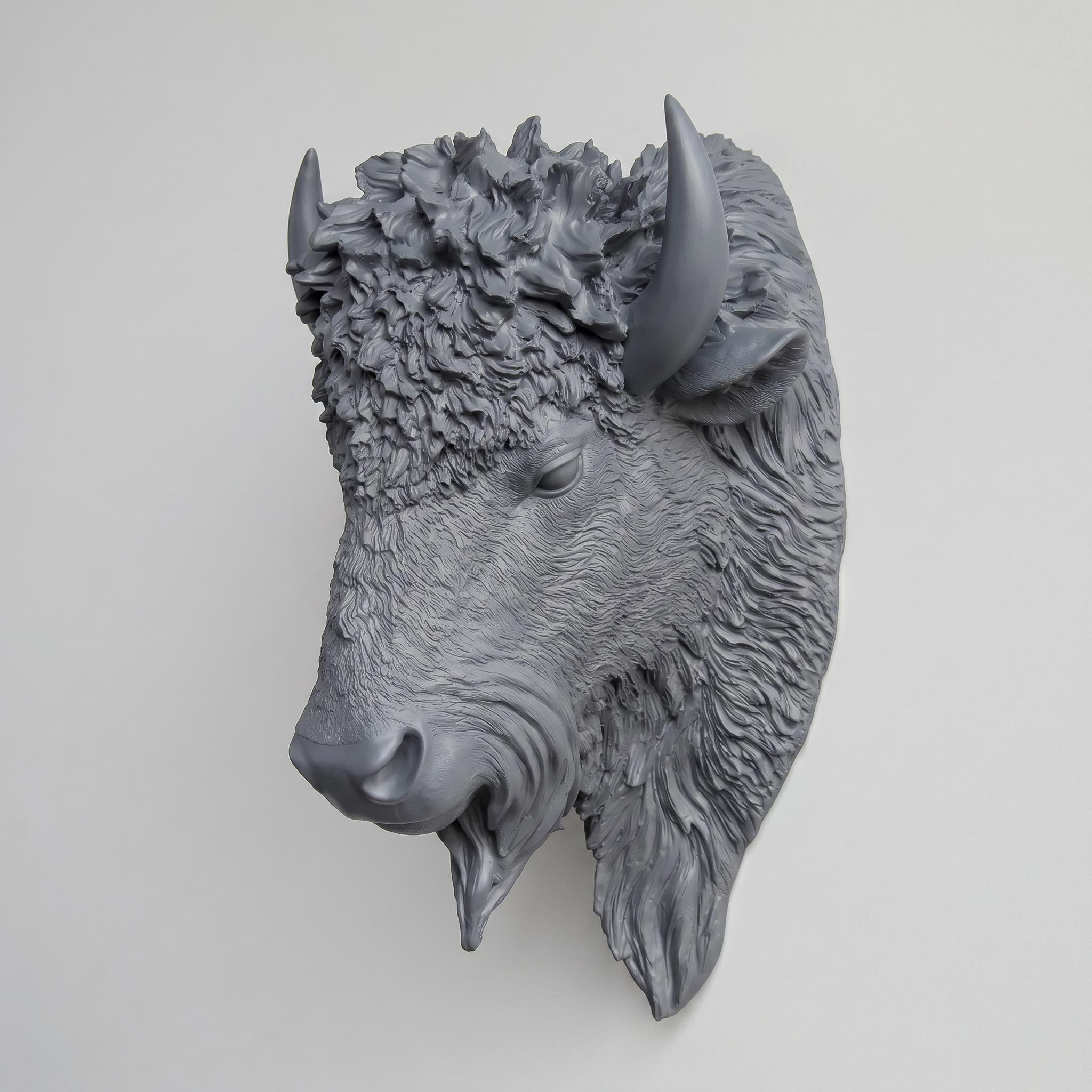 Faux Bison Skulptur