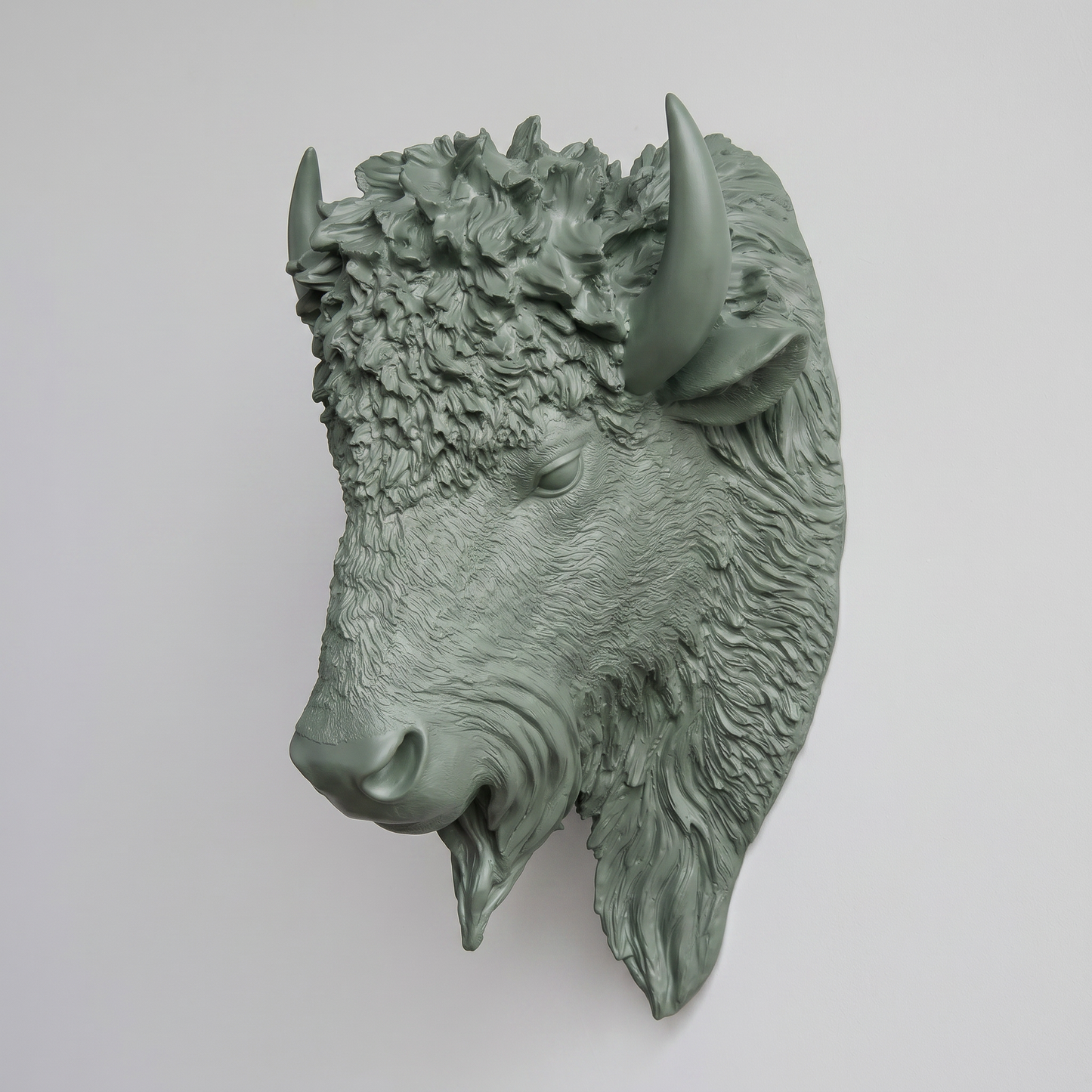 Faux Bison Skulptur