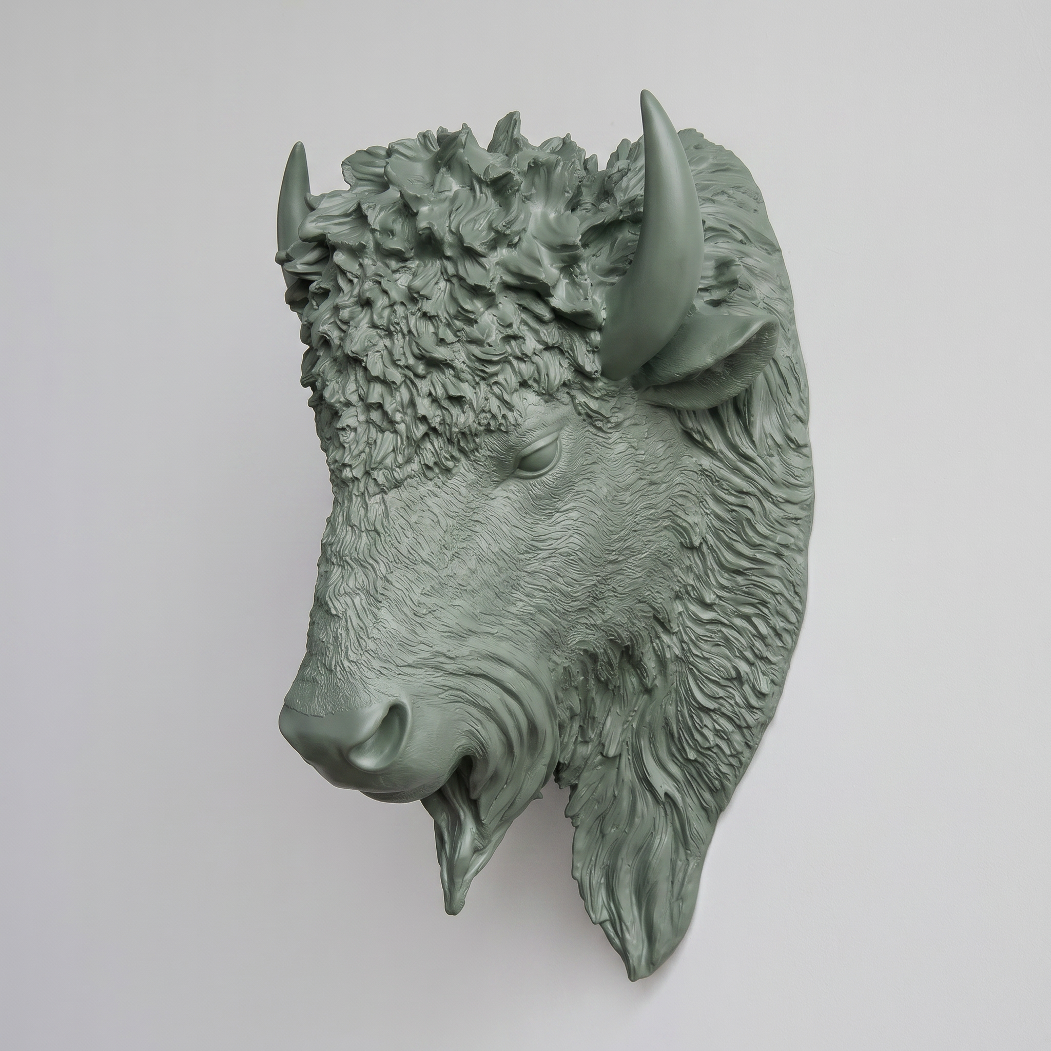 Faux Bison Skulptur