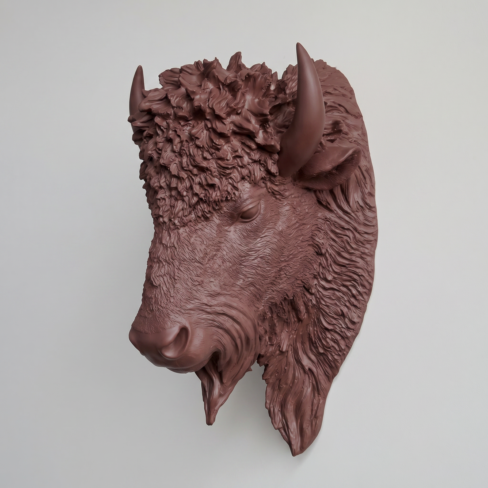Faux Bison Skulptur