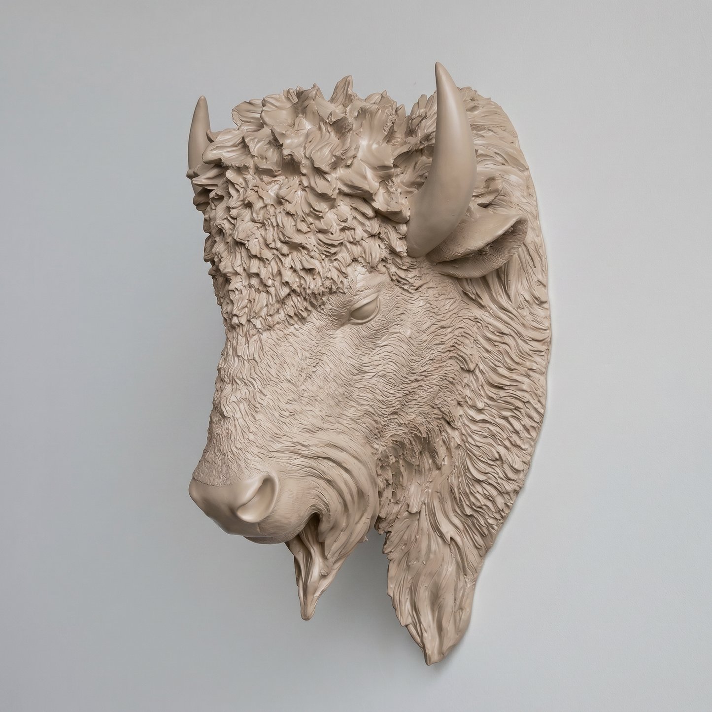 Faux Bison Skulptur