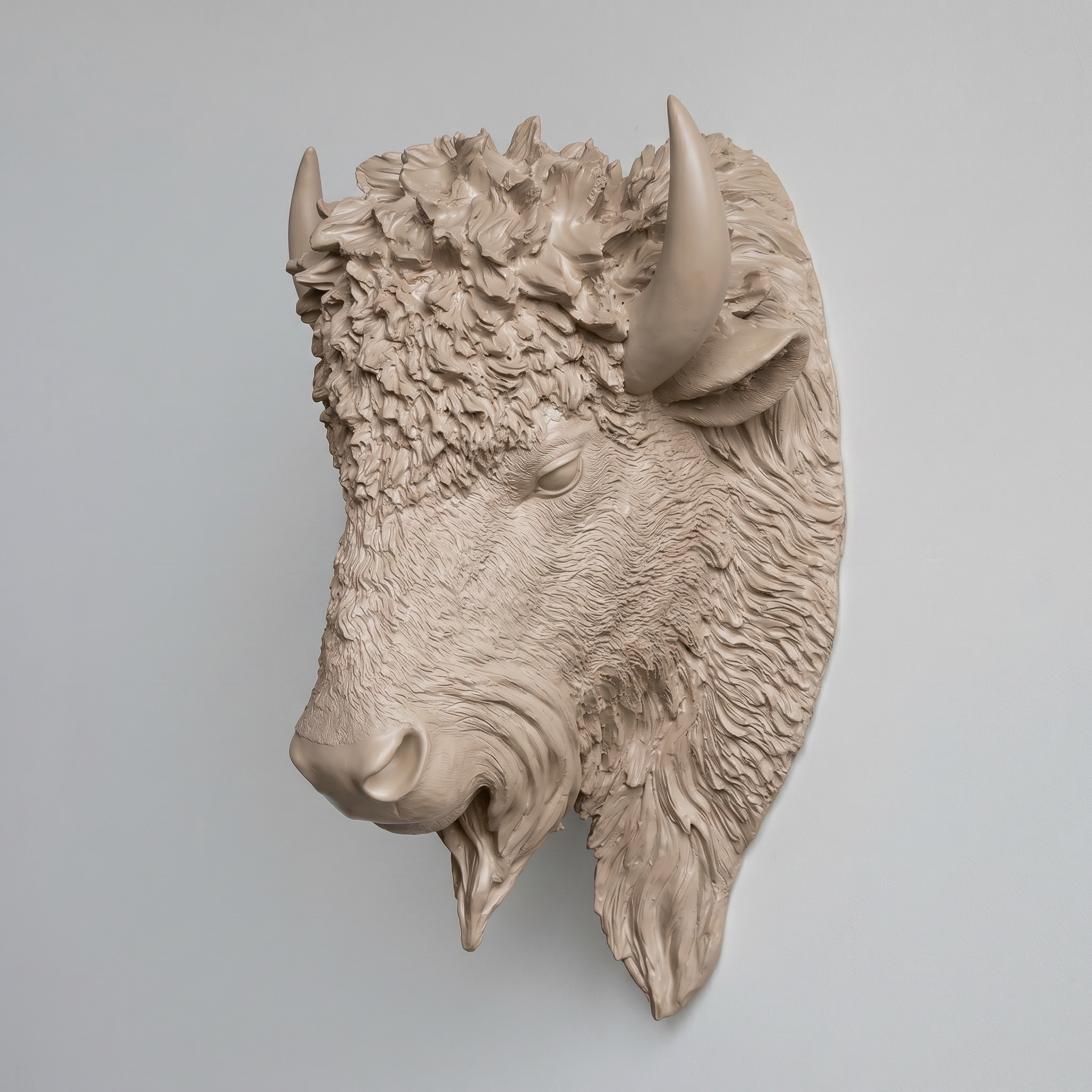 Faux Bison Skulptur