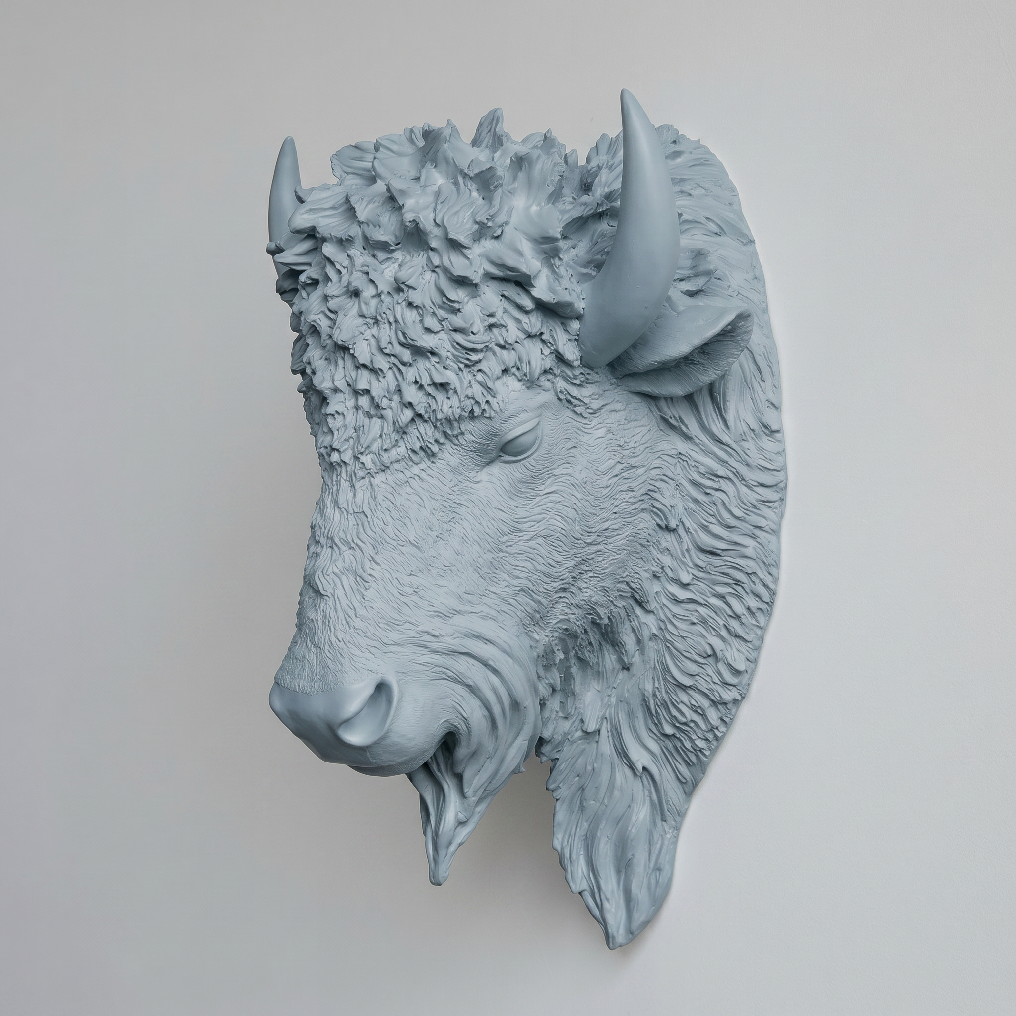 Faux Bison Skulptur