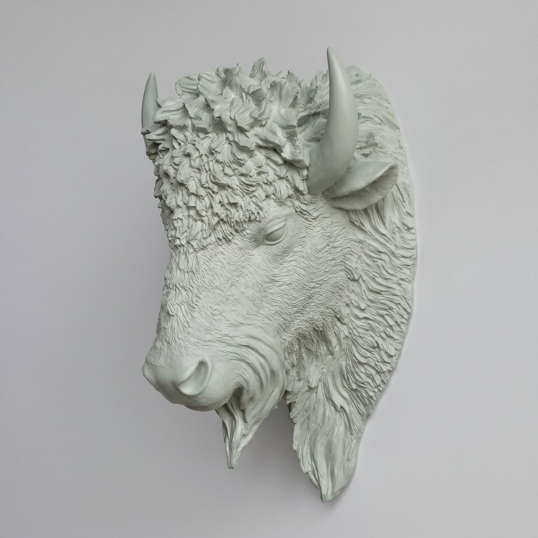 Faux Bison Skulptur