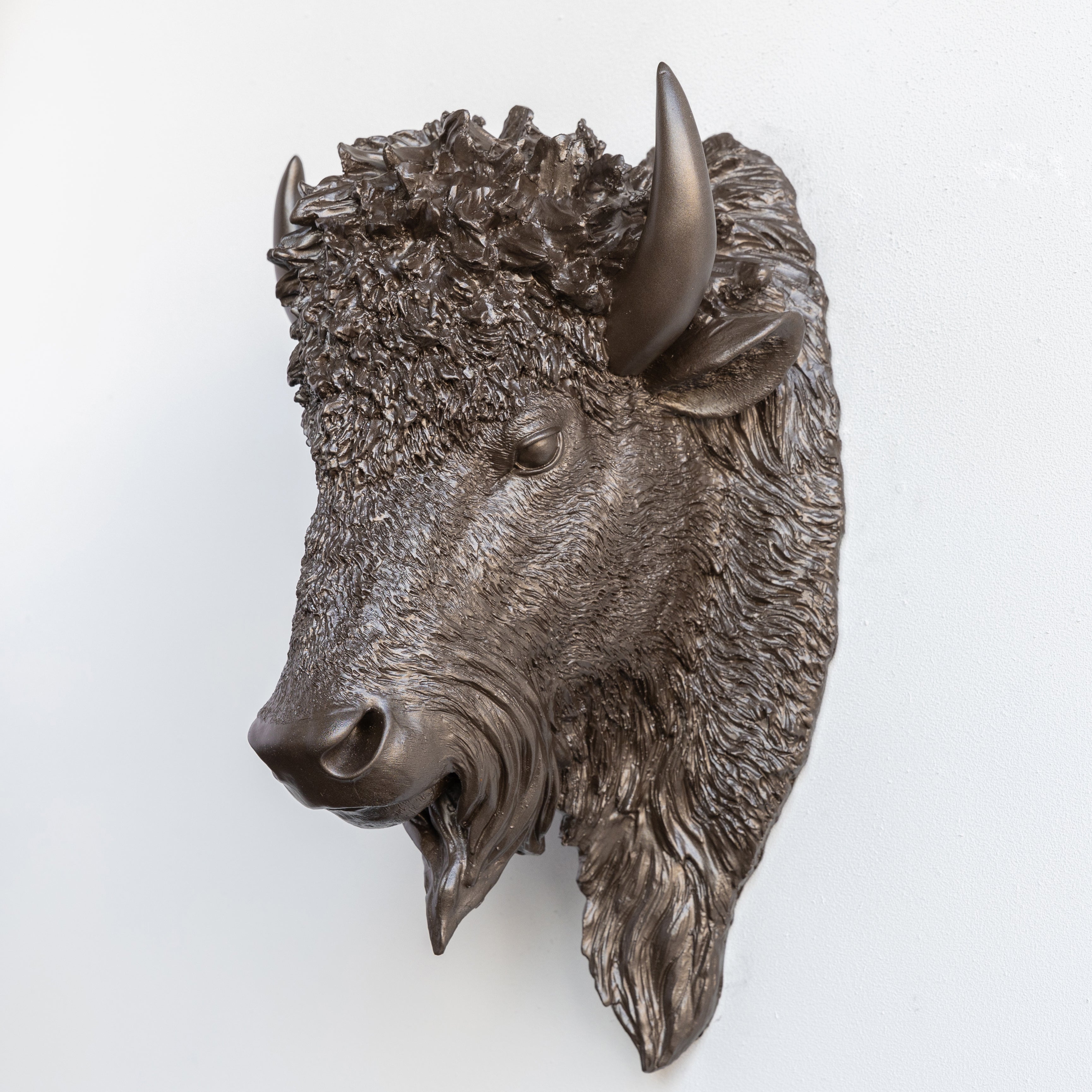 Faux Bison Skulptur