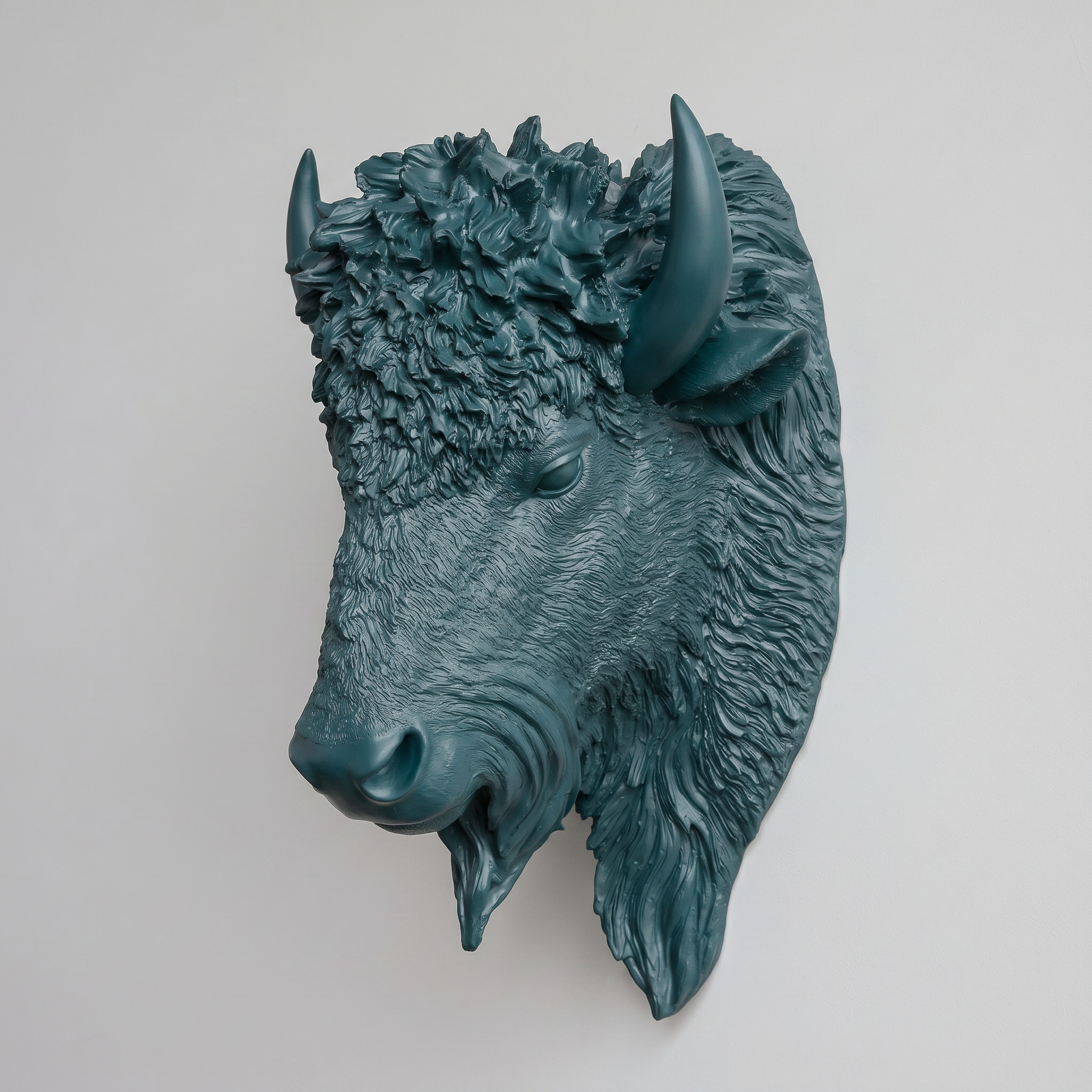 Faux Bison Skulptur