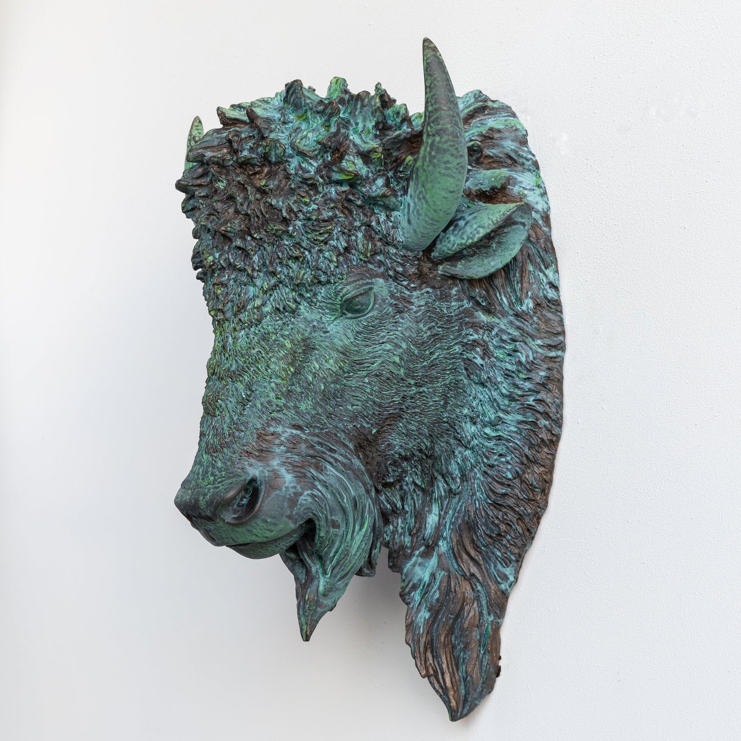 Faux Bison Skulptur