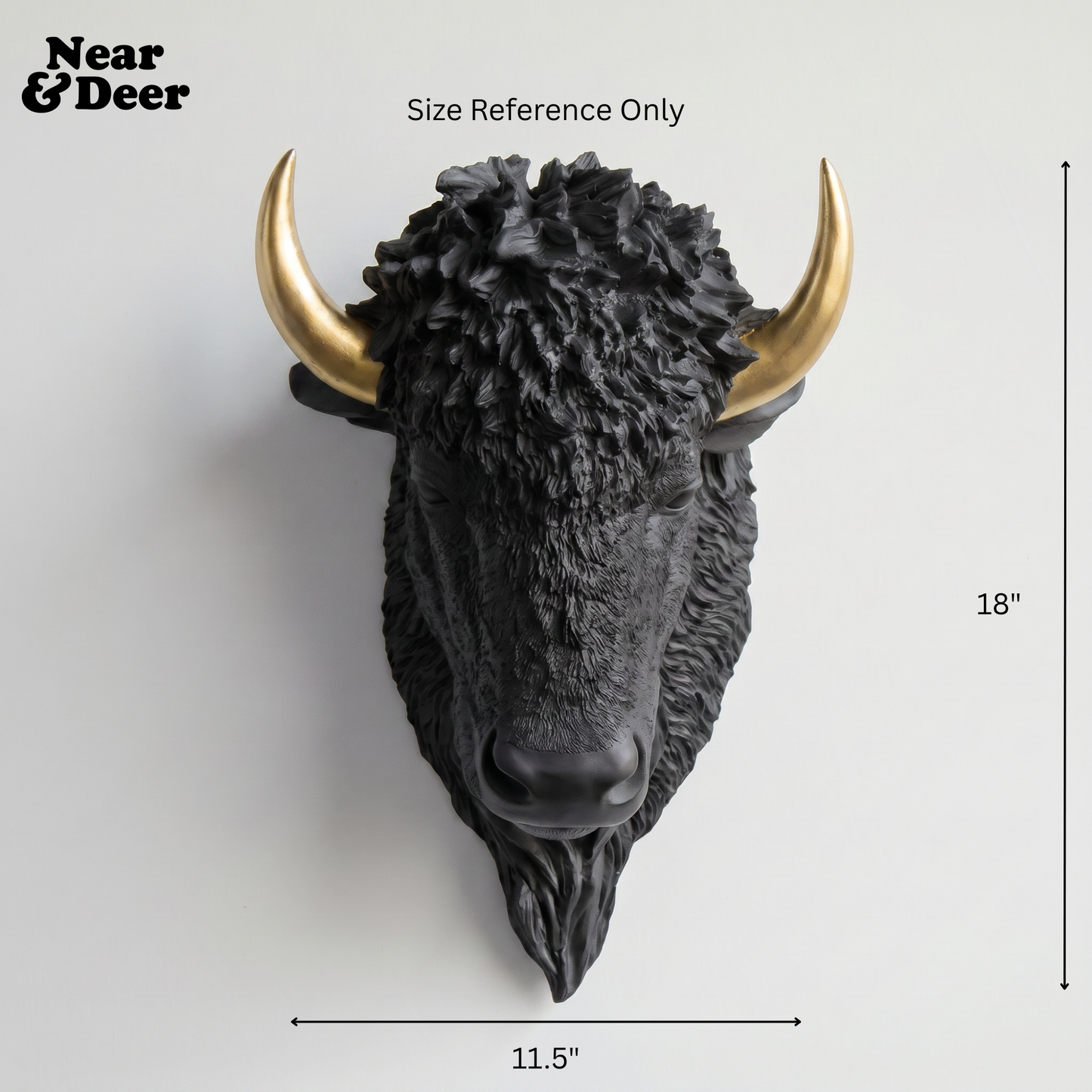Faux Bison Skulptur