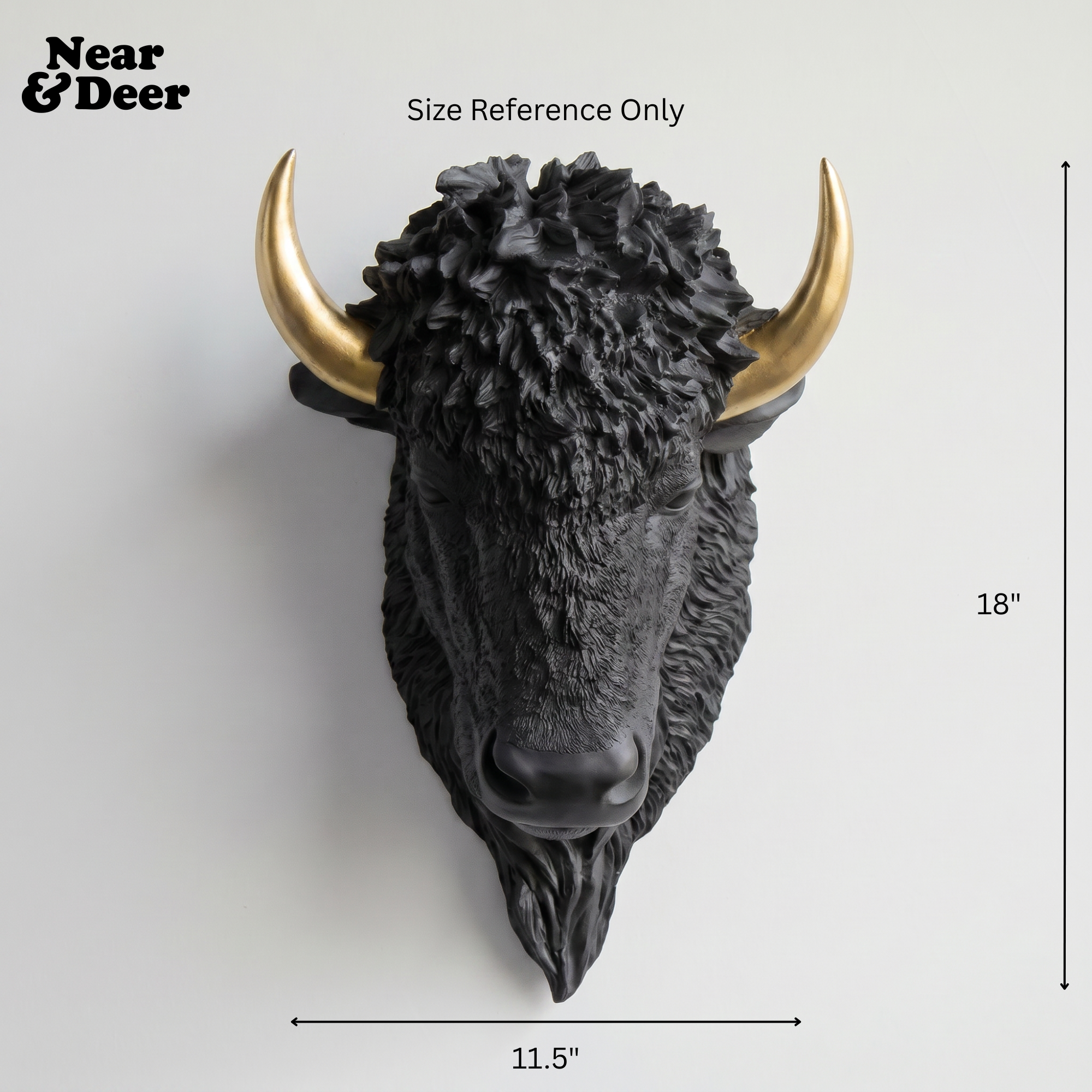 Faux Bison Skulptur