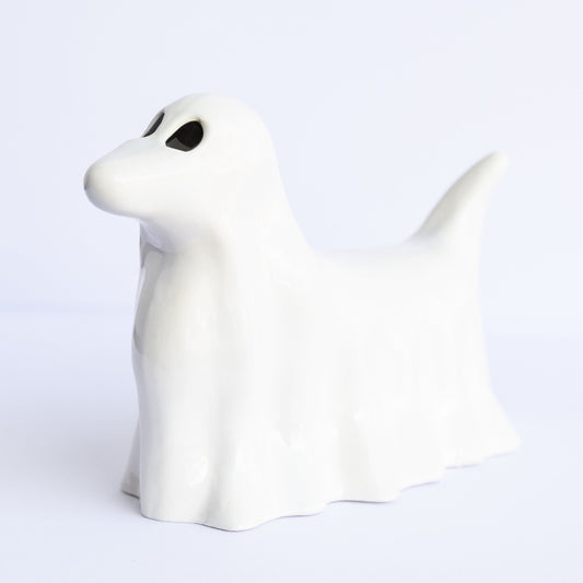 Geisterhund Keramikfigur
