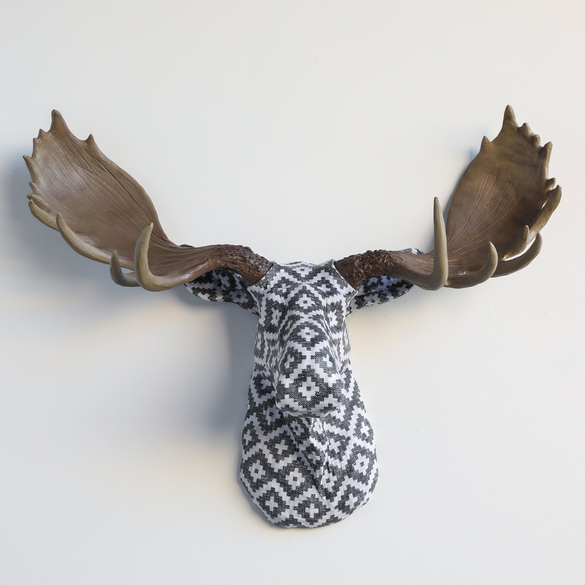 Custom Gewebe-verpackte Elchskulptur