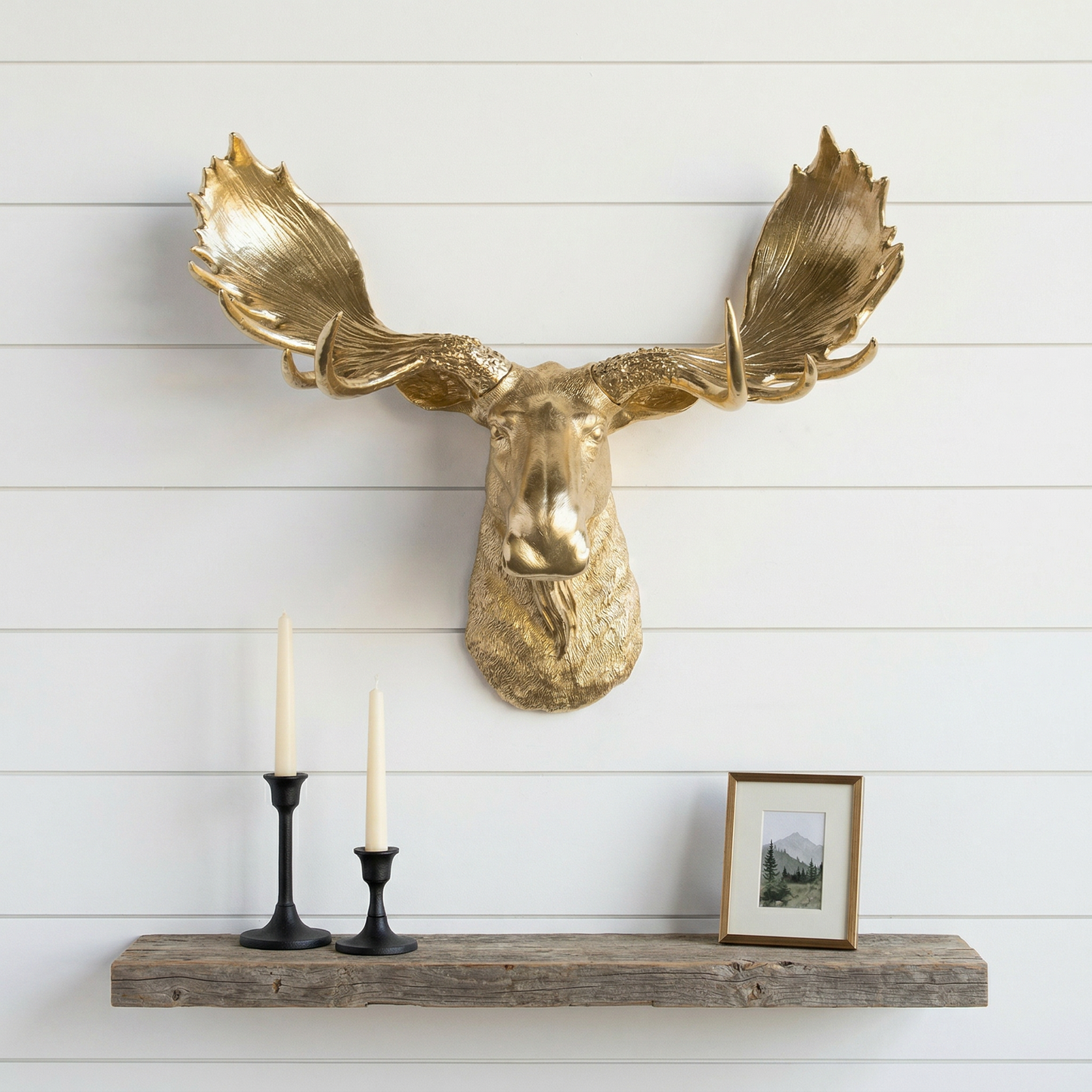 Faux Moose Skulptur