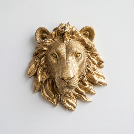 Faux Mini Lion Head