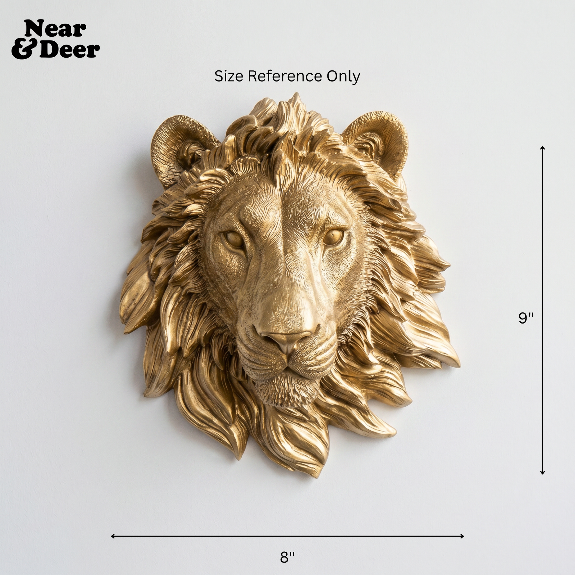 Faux Mini Lion Head