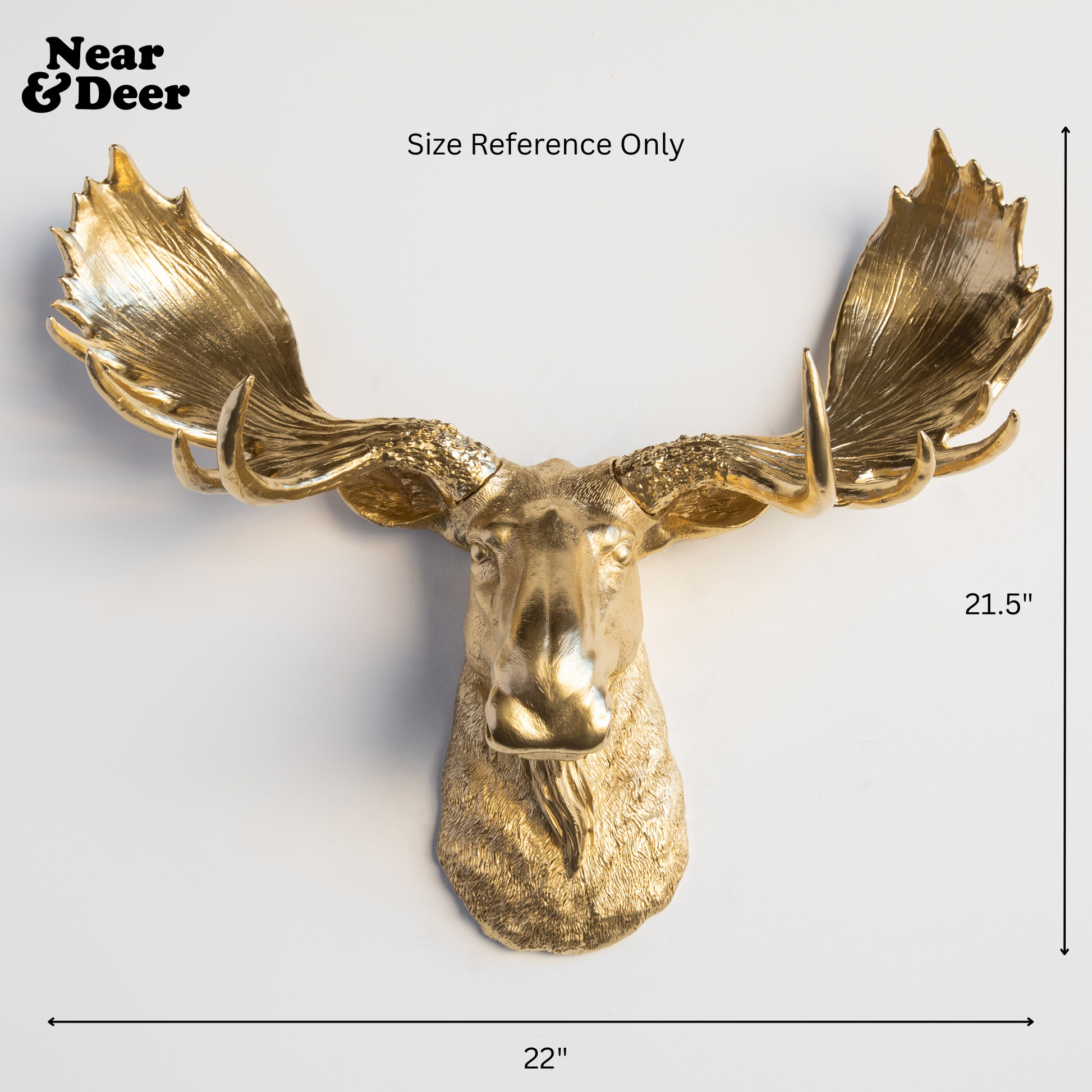 Faux Moose Skulptur