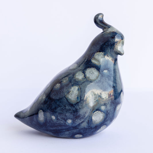 Handverglaste Wachtelfigur