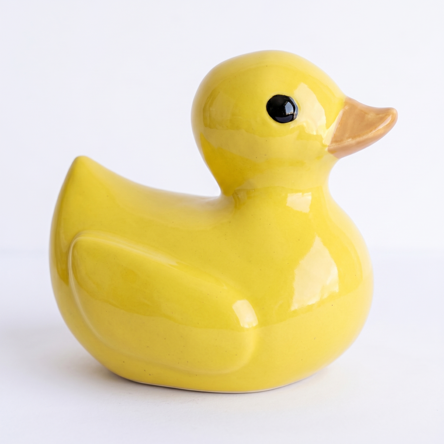 Handgemachte Keramikgummi-Entenfigur