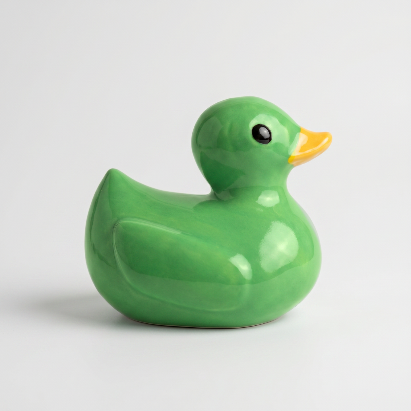 Handgemachte Keramikgummi-Entenfigur