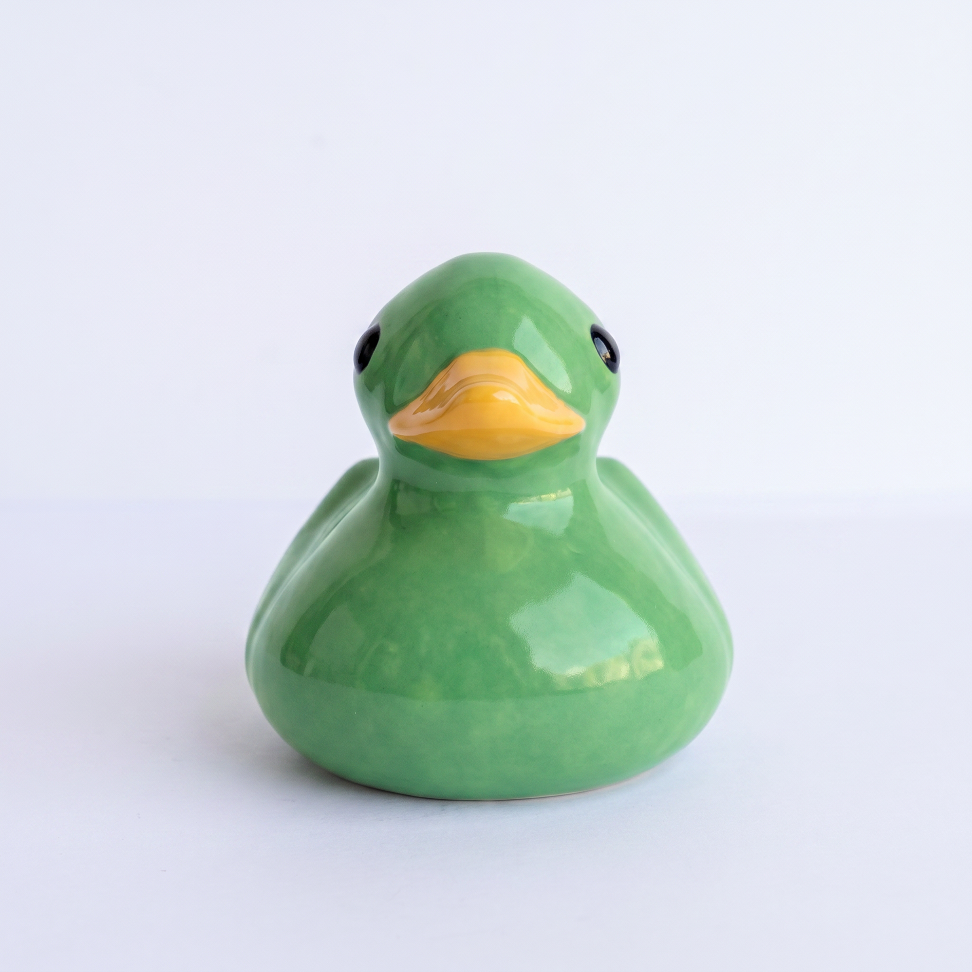 Handgemachte Keramikgummi-Entenfigur