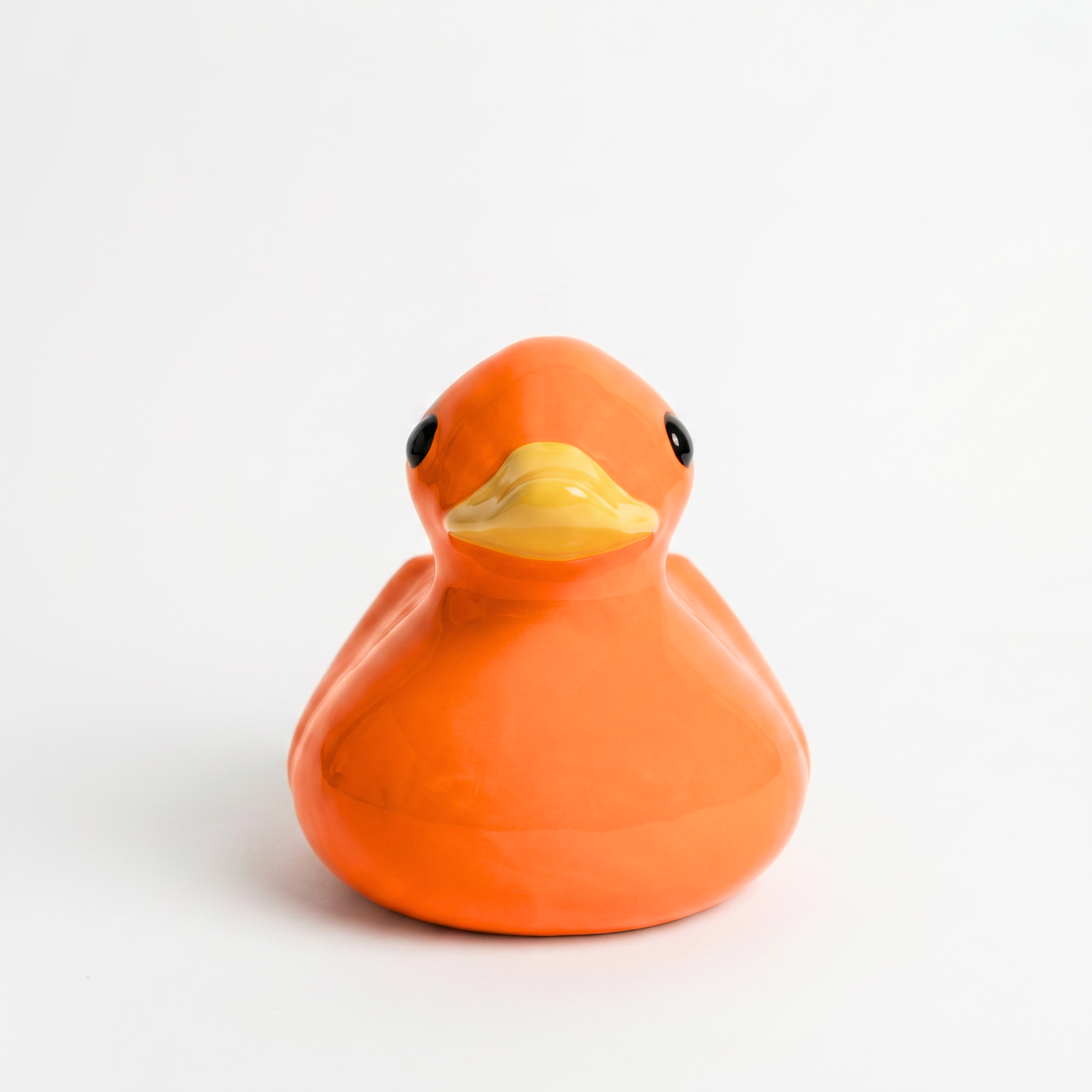 Handgemachte Keramikgummi-Entenfigur