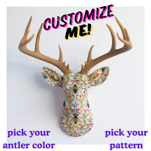 Custom Fabric-Wraped Deer