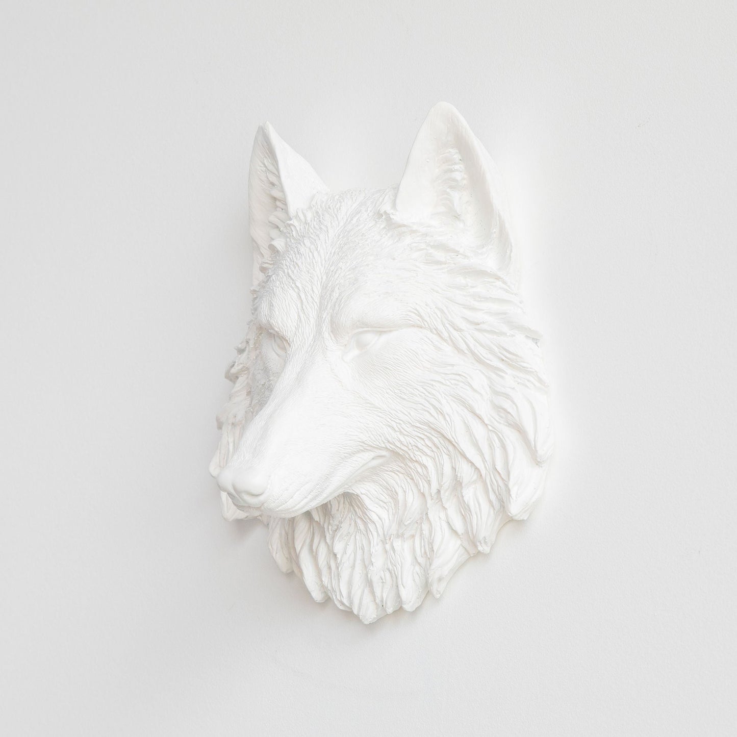 Faux Mini Wolf Head