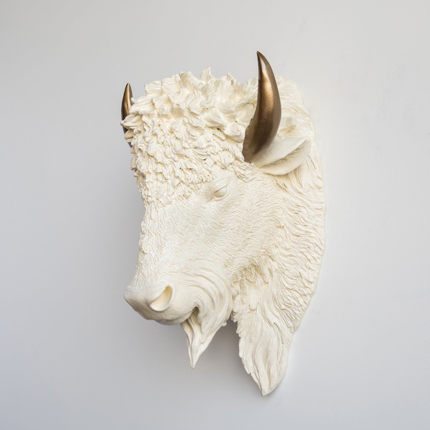 Faux Bison Skulptur