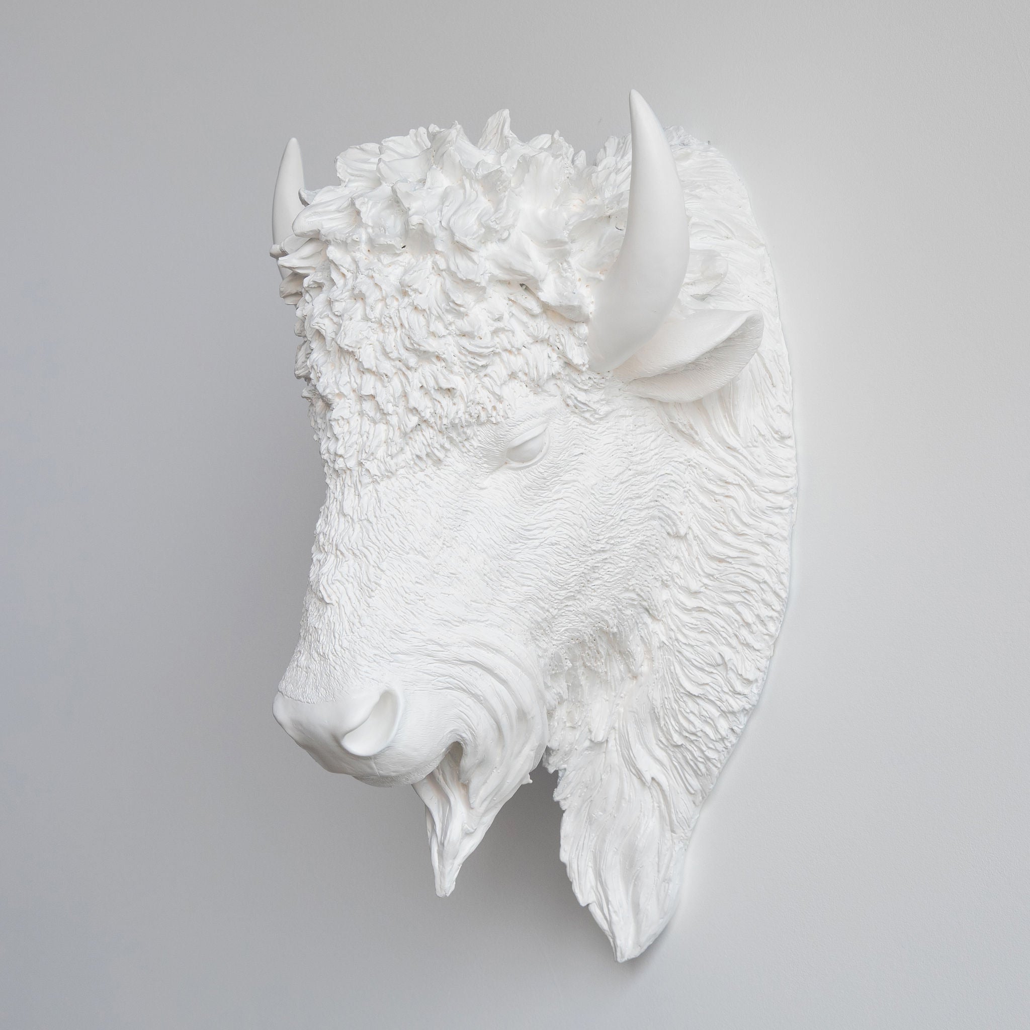 Faux Bison Skulptur