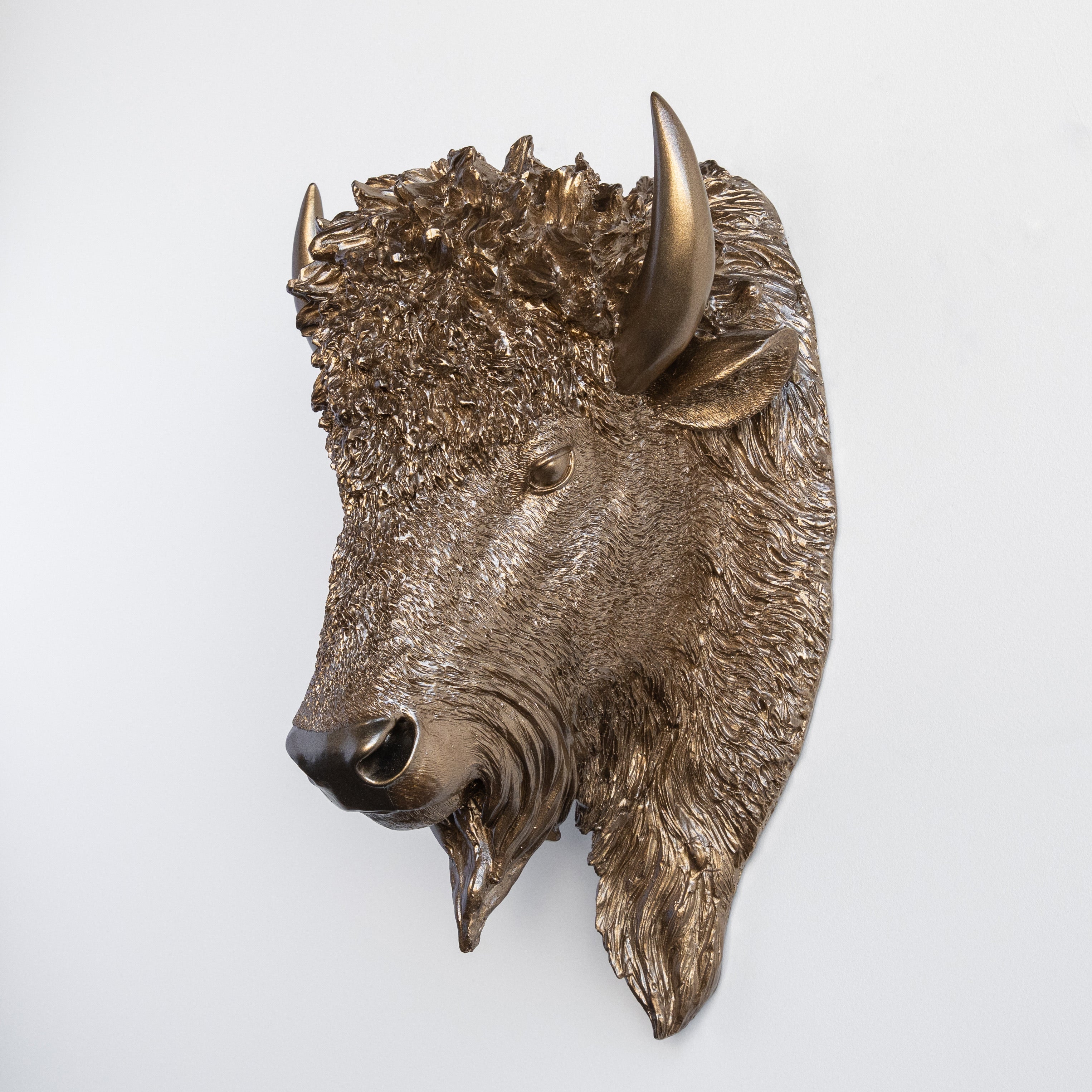Faux Bison Skulptur