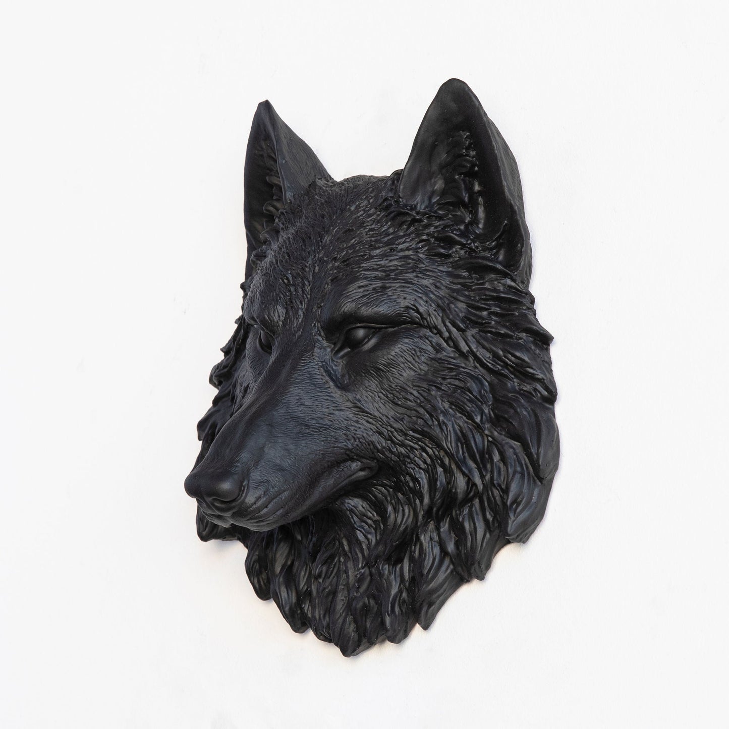 Faux Mini Wolf Head