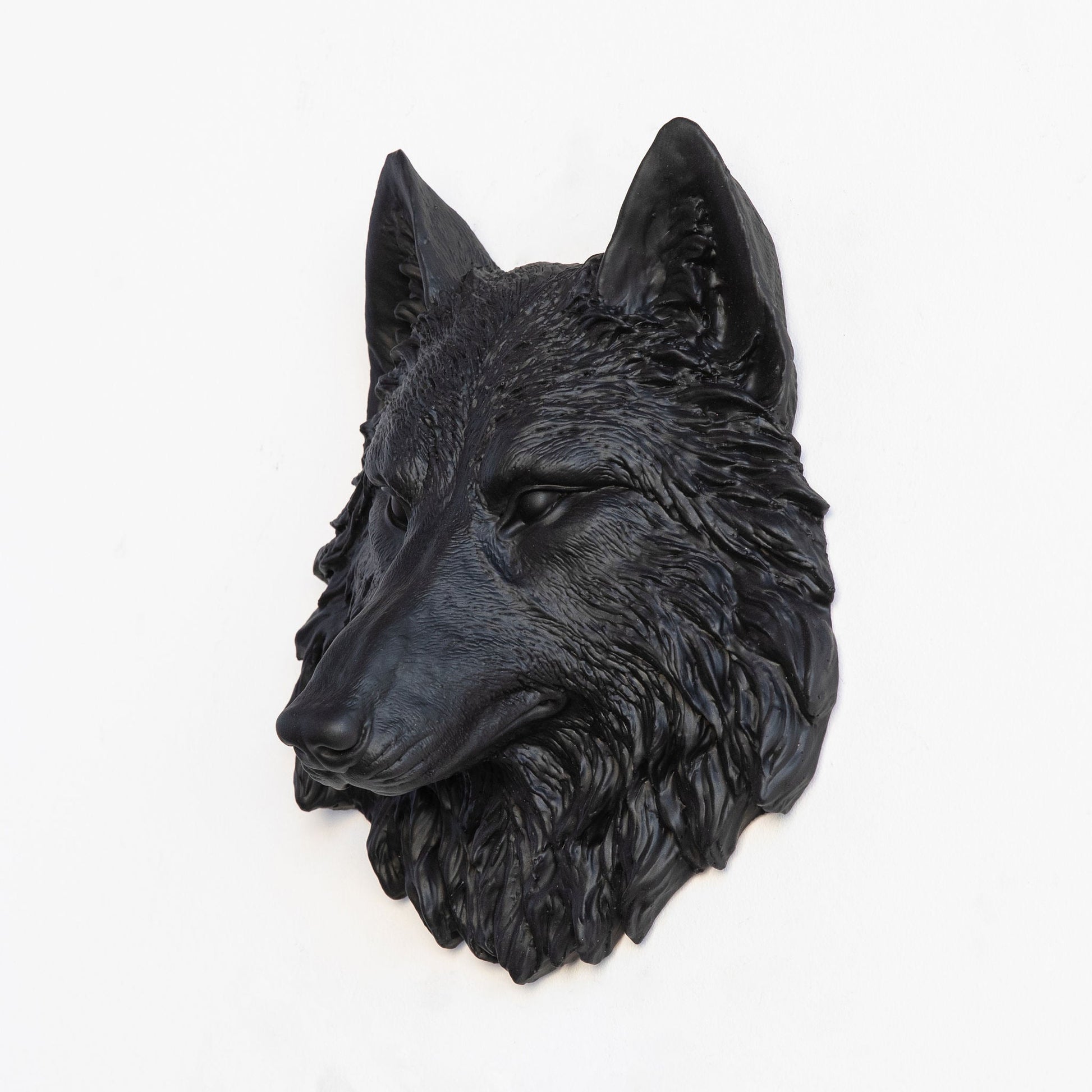 Faux Mini Wolf Head