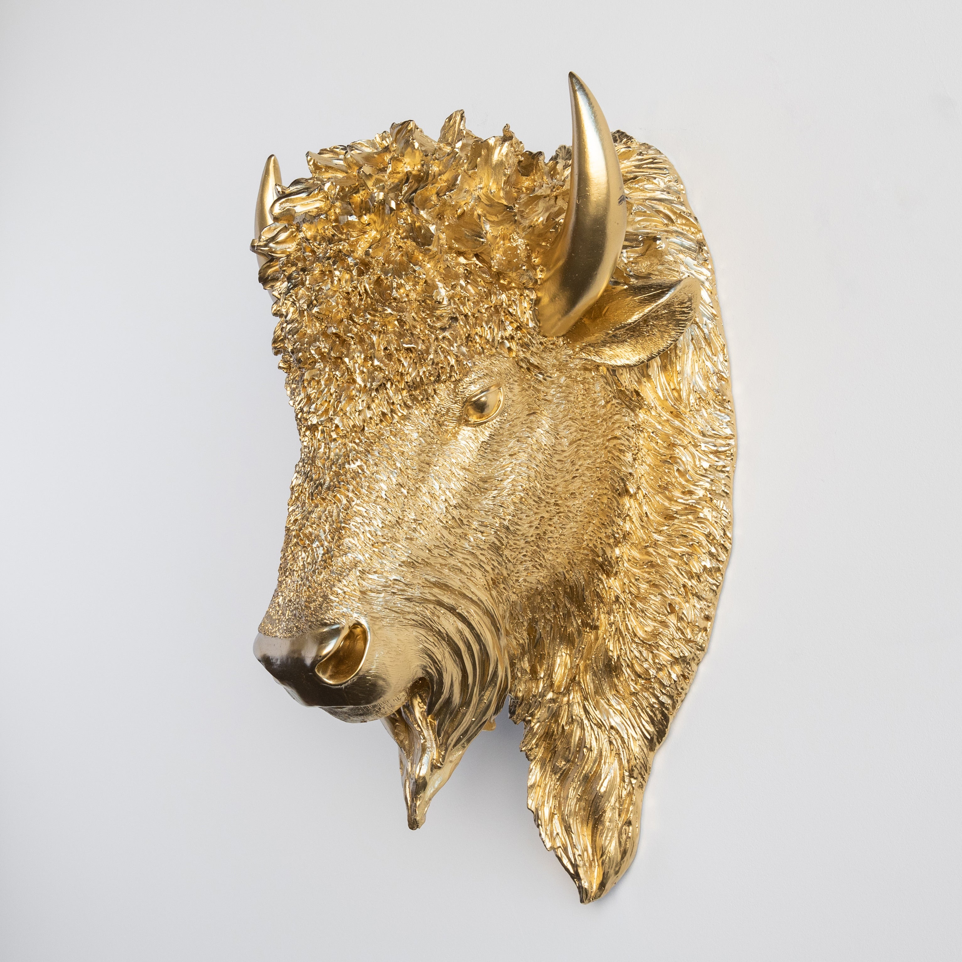 Faux Bison Skulptur