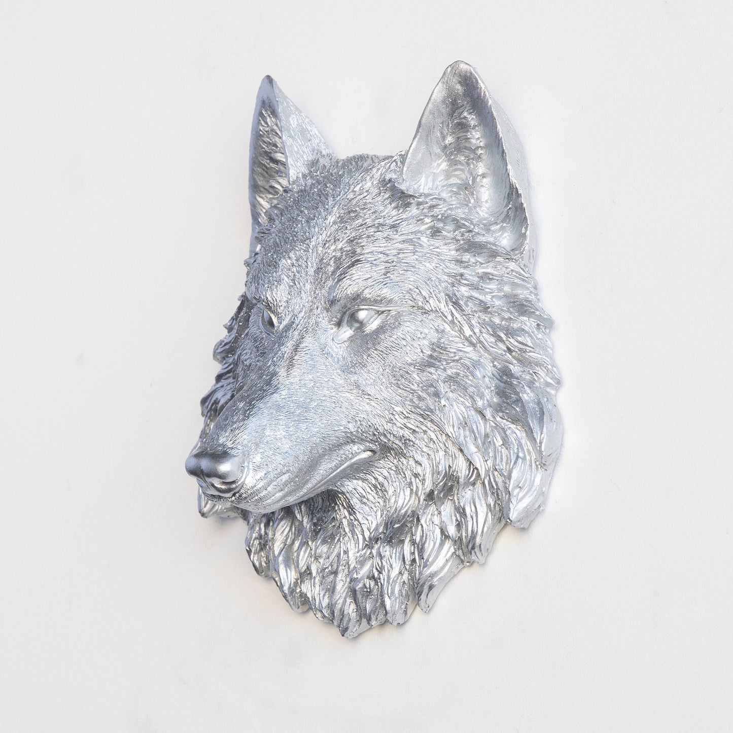 Faux Mini Wolf Head