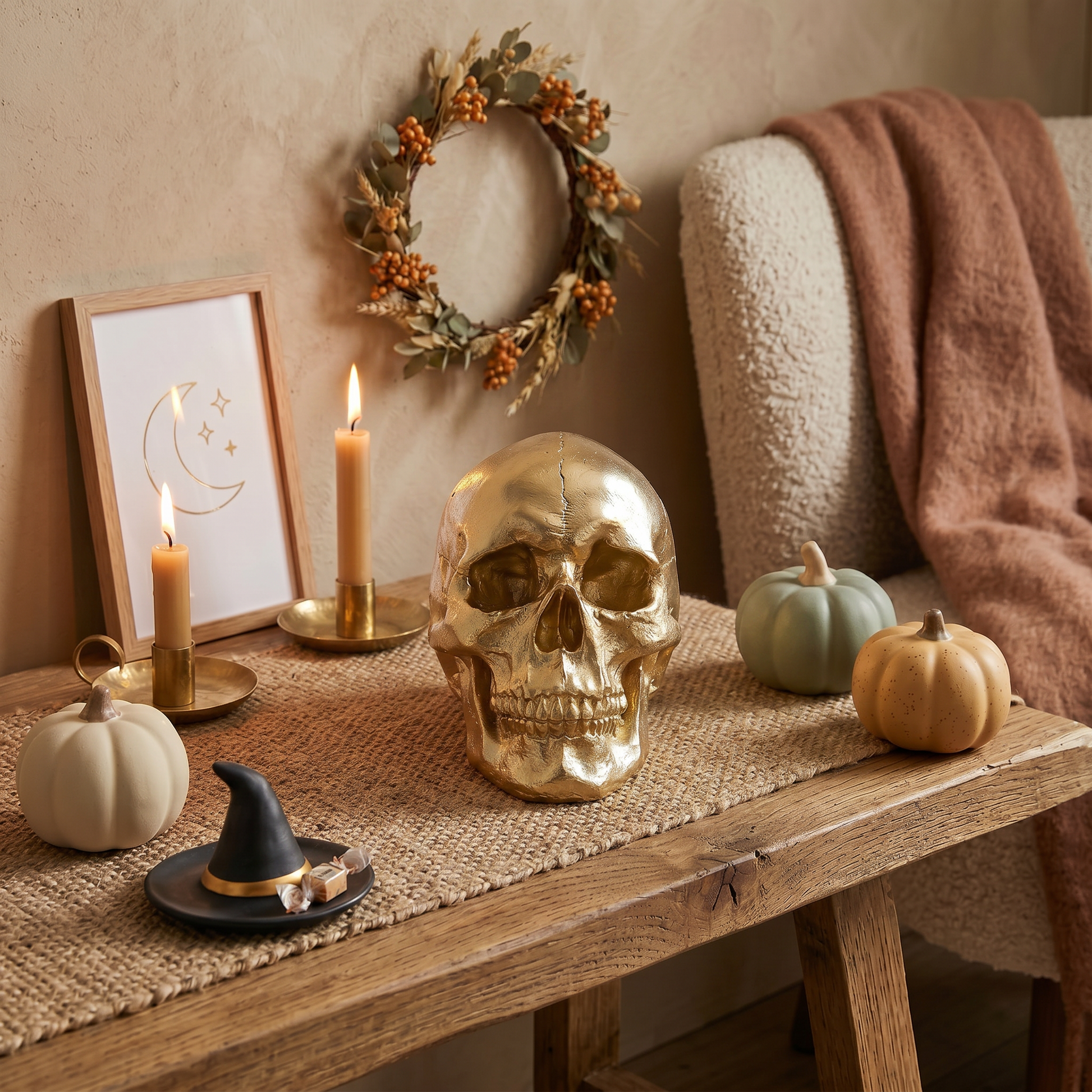 Faux Human Skull